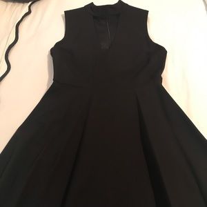 Lulus Black sleeveless midi dress - empire waist